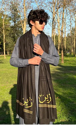 CUSTOMIZE NAME SHAWL (WINTER SPECIAL WOOL FABRIC)